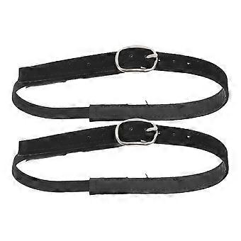 Elastic Heel Straps for High Heels with U Shaped Buckle 2Pairs for Women
