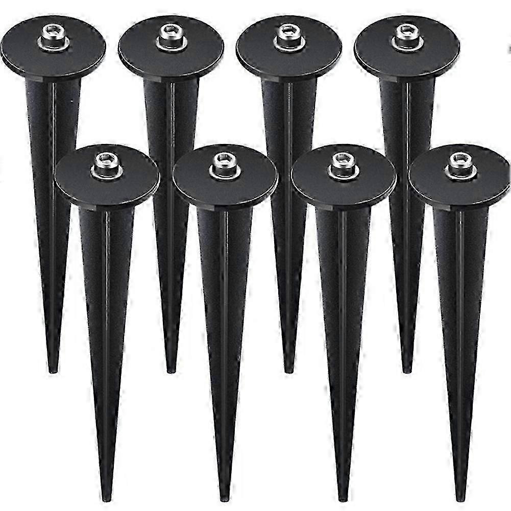 8 garden spotlights with ground spike