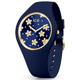 Ice flower Watch for Women Analog Quartz with Silicone Bracelet IC017578