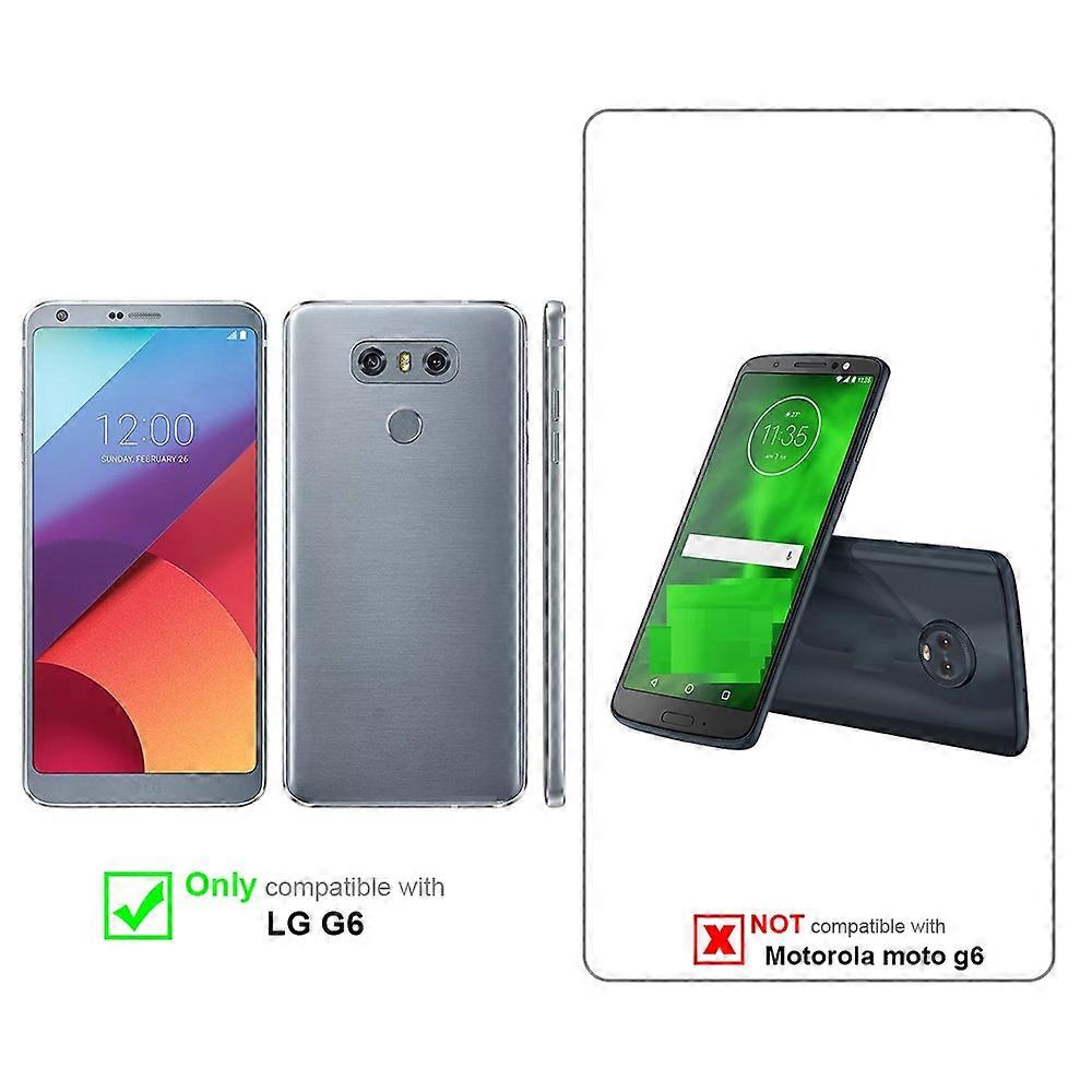 Case compatible with LG G6, flip case - with textured surface