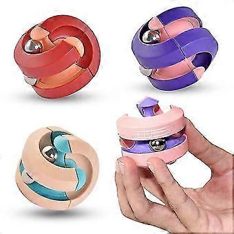Bead Orbit Spinner Infinity Anti-Stress Toy, Pinball Top Rail Decompression Rotating Magic Track Fingertip Beads - sz.13540
