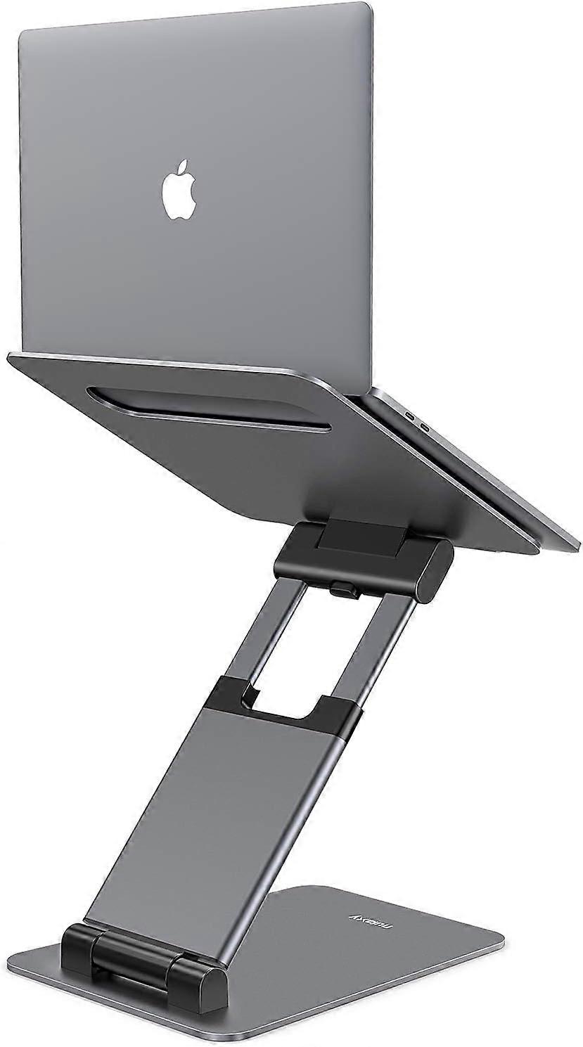 Space-Saving, Height-Adjustable, Foldable Laptop Stand