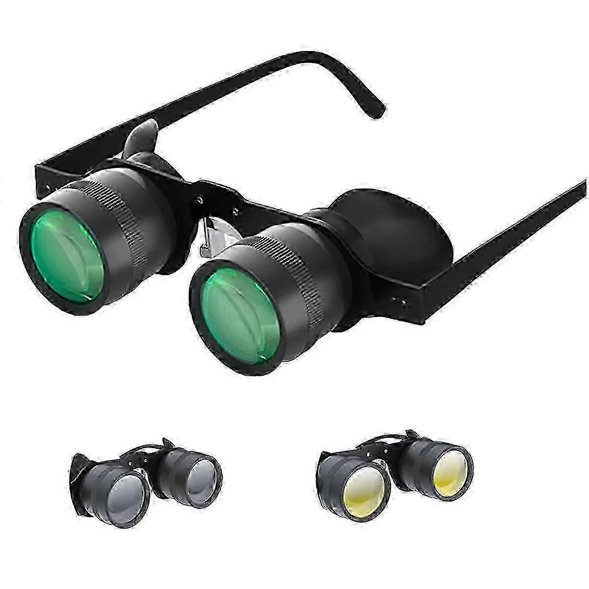 Adjustable 10x Binocular Glasses