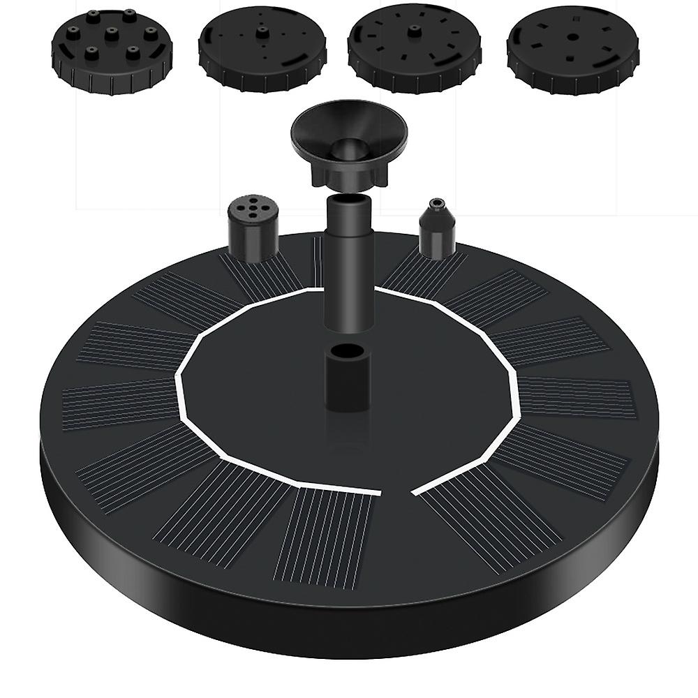 2023屋外ソーラーファウンテンポンプ動力フローティングバードバスウォーターガーデン池