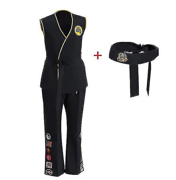 Anime Game Kof Costume Cobra Kai Val Armorr Karate Uniform