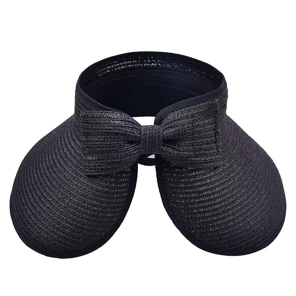 Women's foldable summer hat with foldable wide brim sun visor