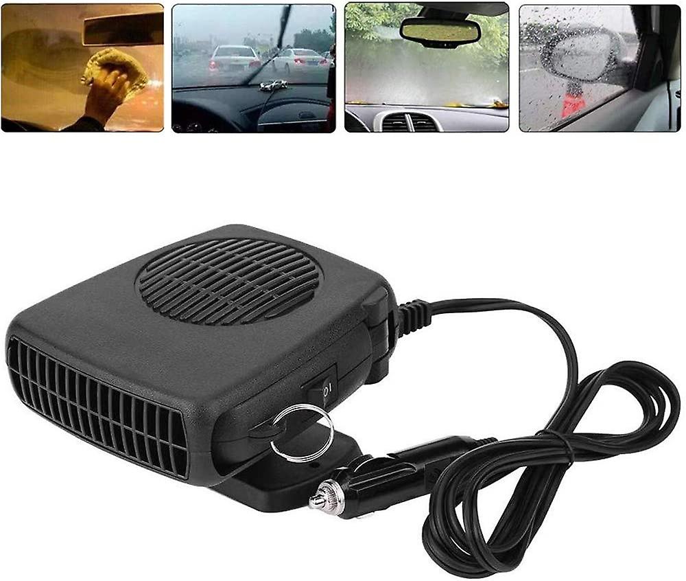 Mini Car Heater Defogging And Defrosting Heater Heating And Cooling Dual-purpose Electric Heating Fan