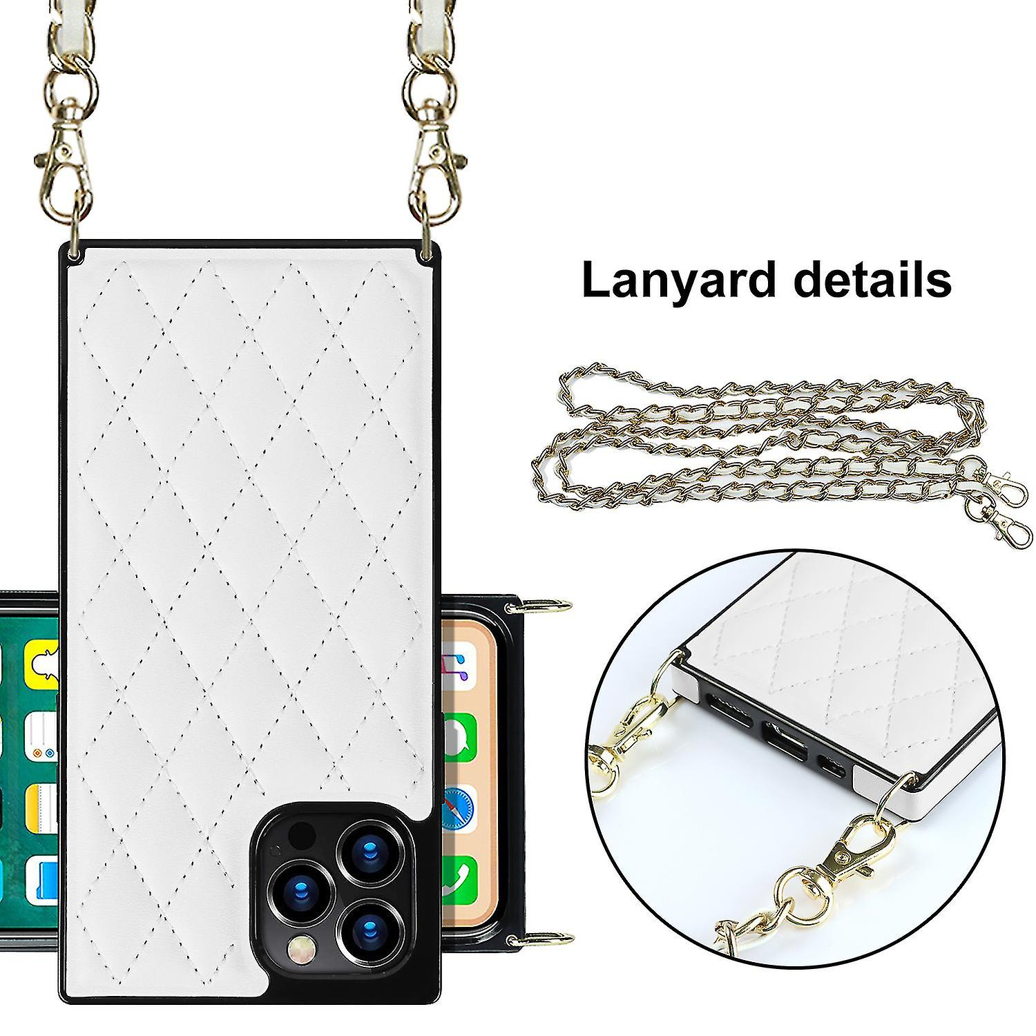 Iphone 12 Pro Max With Lanyard Chain Pu Leather