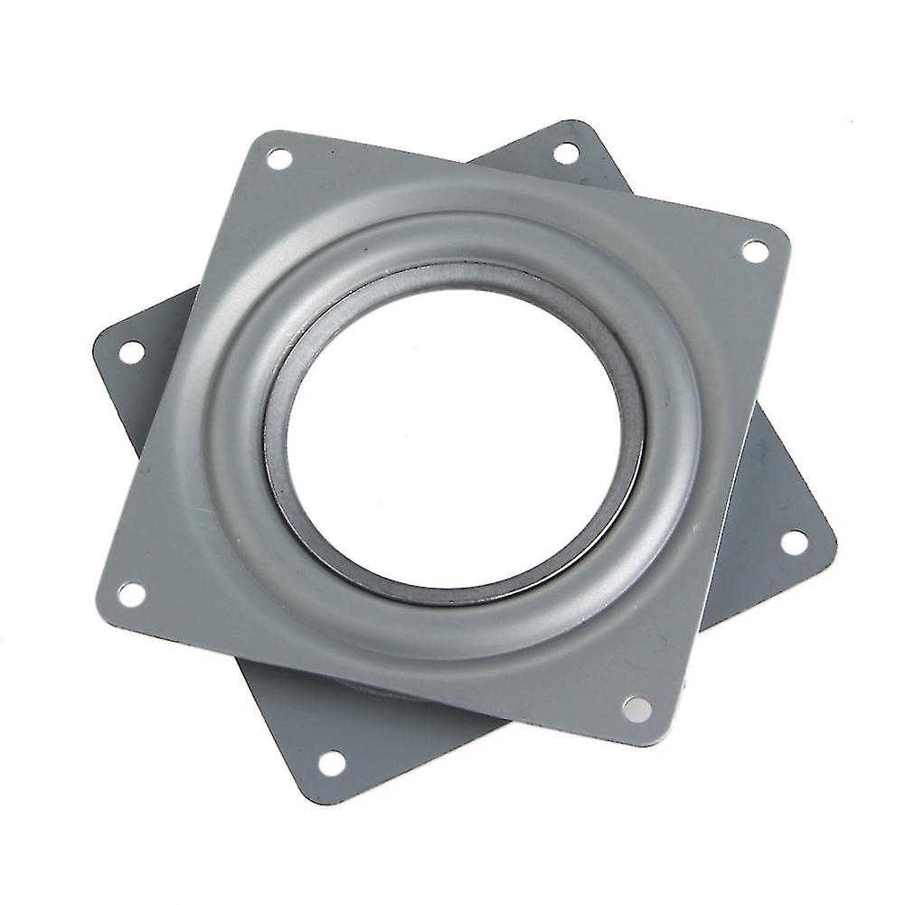 Square Bearing Swivel Plate Lazy Susan Turntable 3"/4"/6" Tv Rack Desk Tool