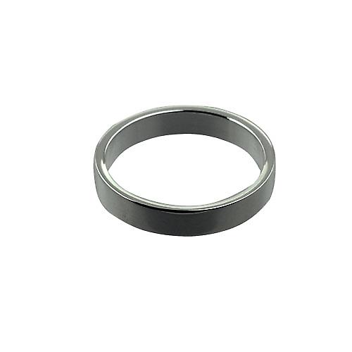 Platinum 4mm plain flat Wedding Ring Size Z