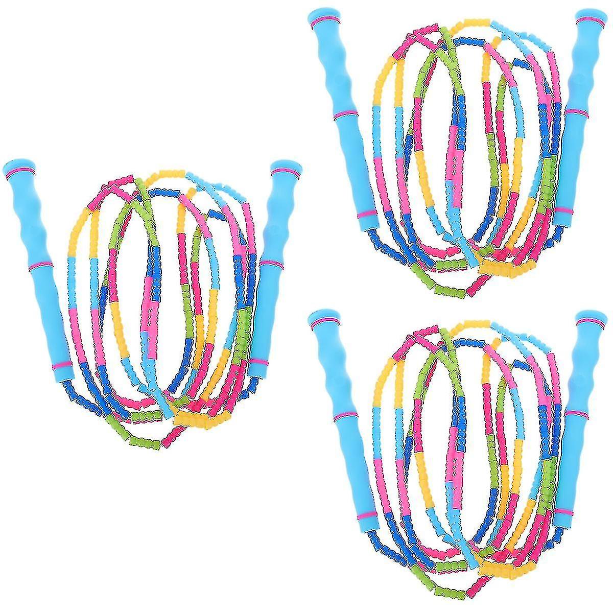 3 pcs Practical Jumping Rope Outdoor Use Skipping Rope Exercise Equipment