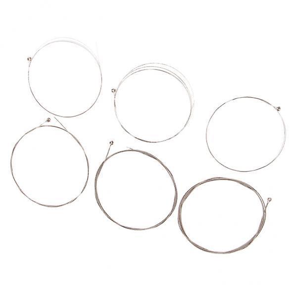 2x6 stycken gitarr stålsträng för elgitarr reservdelar