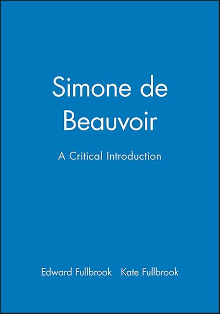 Simone De Beauvoir by Kate University of the West of England Fullbrook Paperback Book