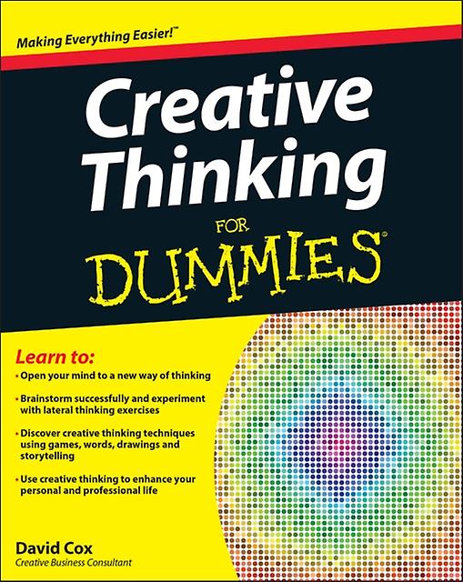 Creative Thinking For Dummies by David Cox Paperback Book