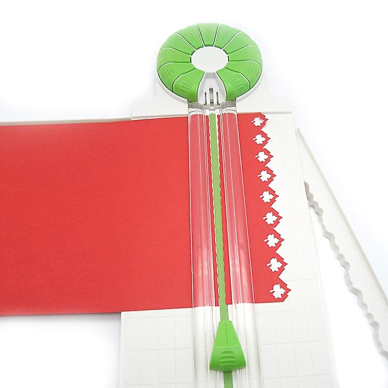 Créez sans effort de superbes cartes d’art avec notre découpeuse de papier multifonction et notre machine à rainer - Tête de coupe rotative à 360 degrés avec 12 types d’EDG
