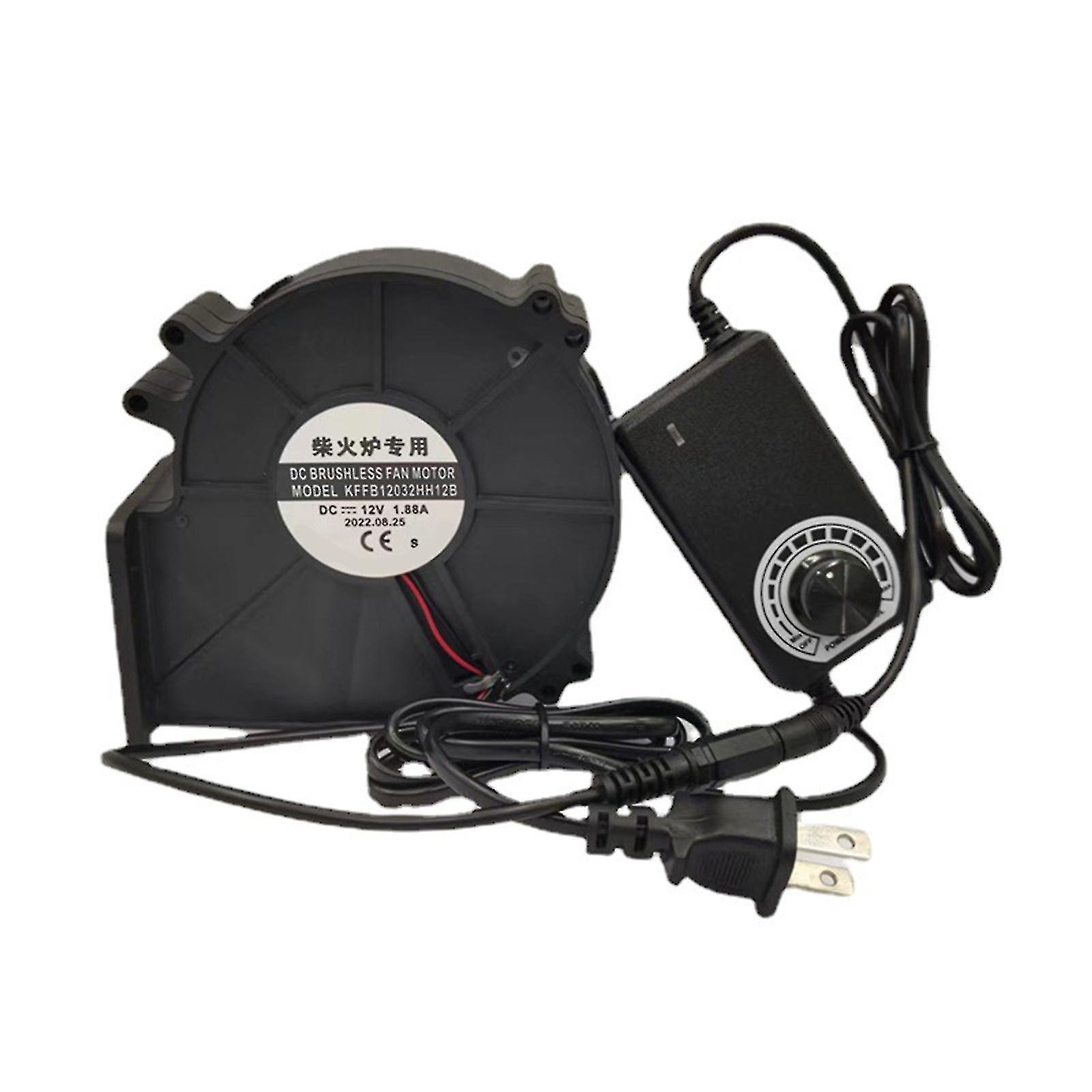 مروحة منفاخ 120 مم ، مروحة تعمل بالطاقة AC 110v 220V DC 12V مع التحكم في السرعة ، للاستلام ، 100٪ جديد