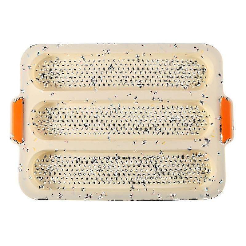 Perforated Silicone Baguette Stencils Nonstick 3 Wave Loaves Toast Loaf Bake Stencils For Cake