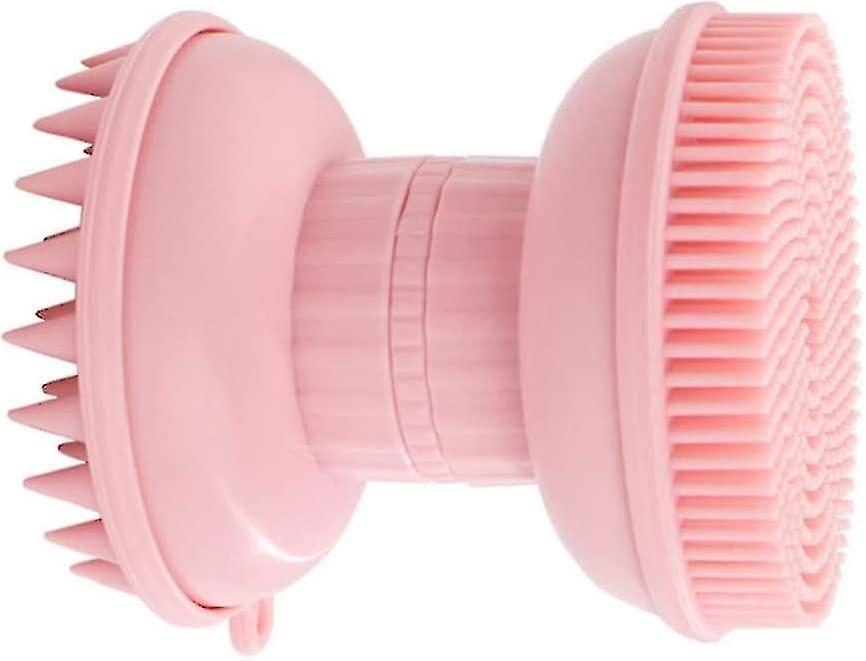 Silicone Shower Brush, Body Scalp Massager Comb Double Side Shower Exfoliating Brush Soft