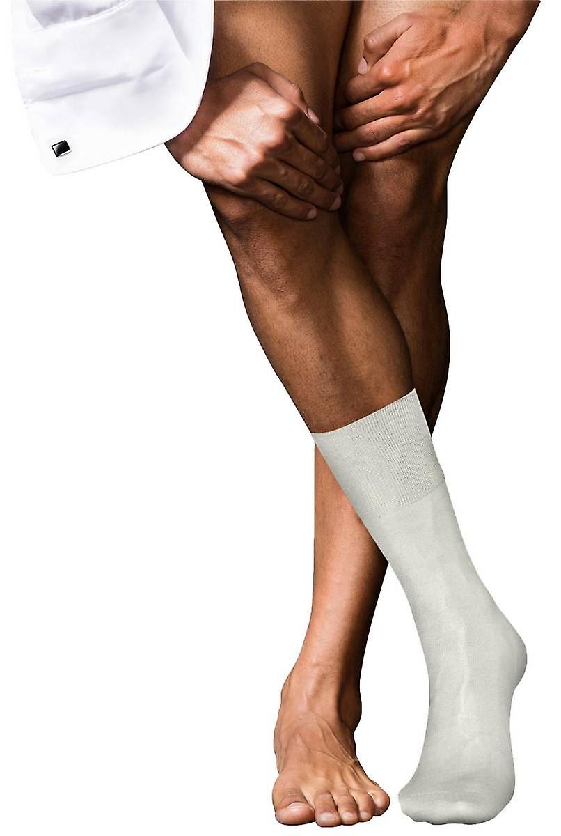 Falke No 4 Pure Silk Socks - Off White