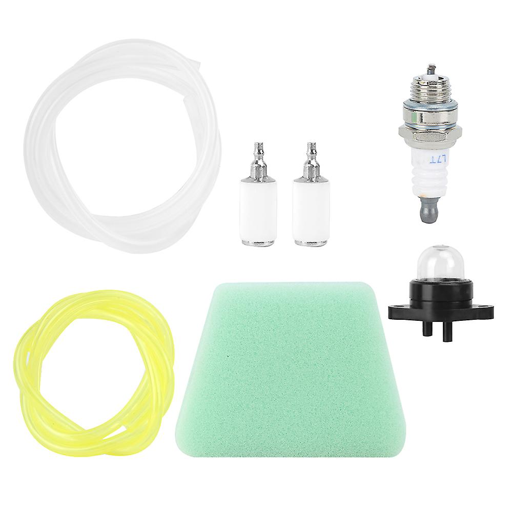 Spark Plug, Air Filter, Primer Bulb, Fuel Line Kit, Compatible with Poulan Craftsman Chainsaw