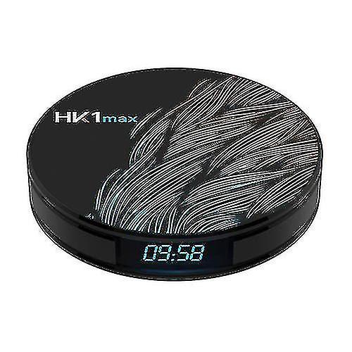 Hk1max 4k Uhd Tv Box With Remote , Android 9.0 Rk3318 Quad-core 64bit Cortex-a53, 2gb+16gb, Dual Wifi Av Hdmi Rj45