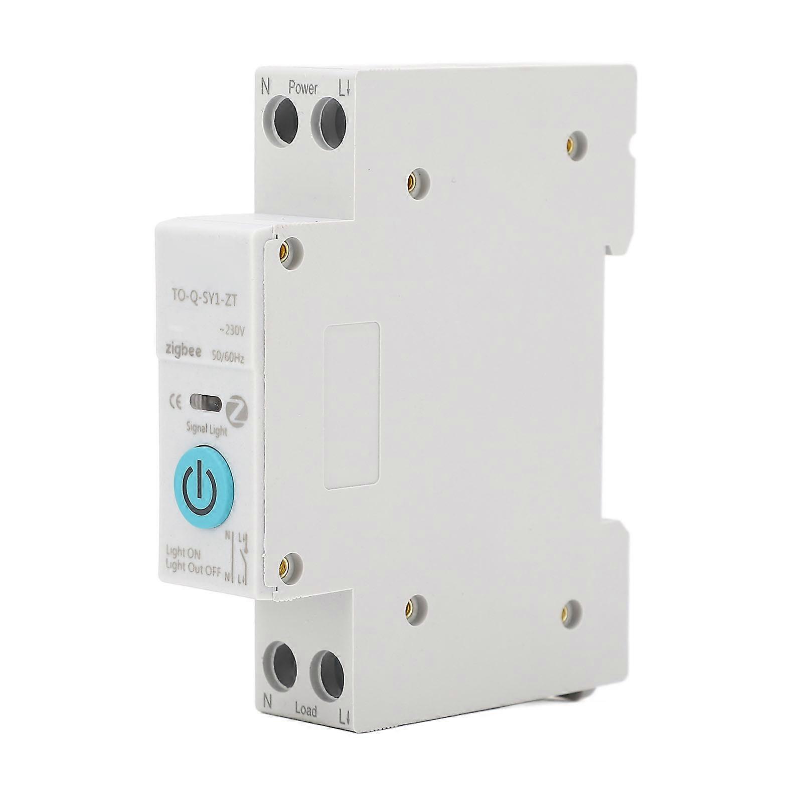 Ouitble Smart Circuit Breaker 1P Smart Circuit Breaker, Wireless Remote Control Disconnect Switch for Home Appliances 90-240V 16A
