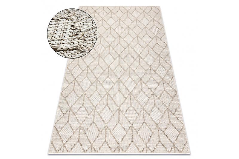 Carpet JERSEY 19231 beige - Geometric structural, loop BOHO