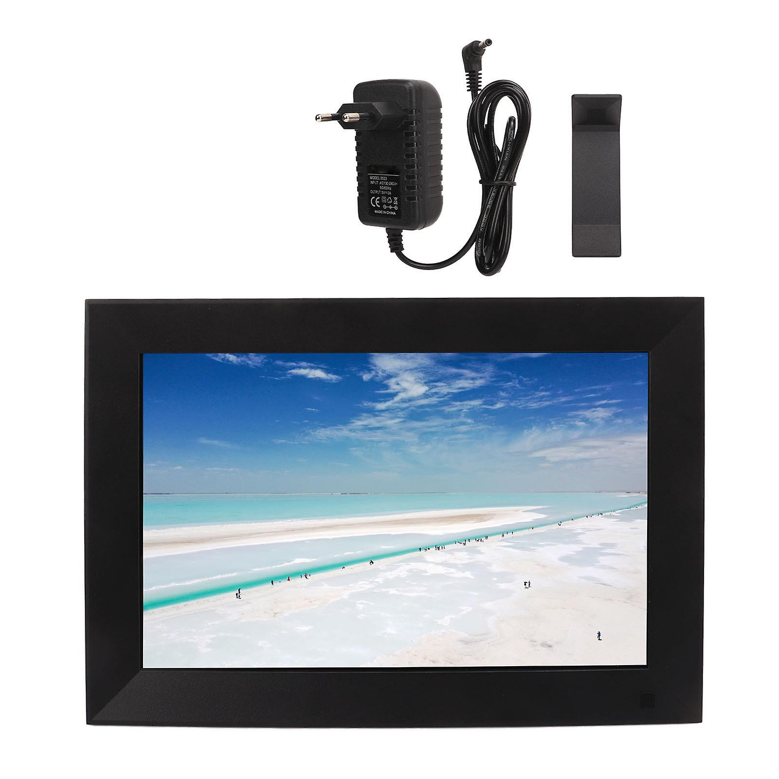 10.1" Smart WiFi Digital Photo Frame: IPS Display, Cloud Storage, Easy Sharing, EU Plug