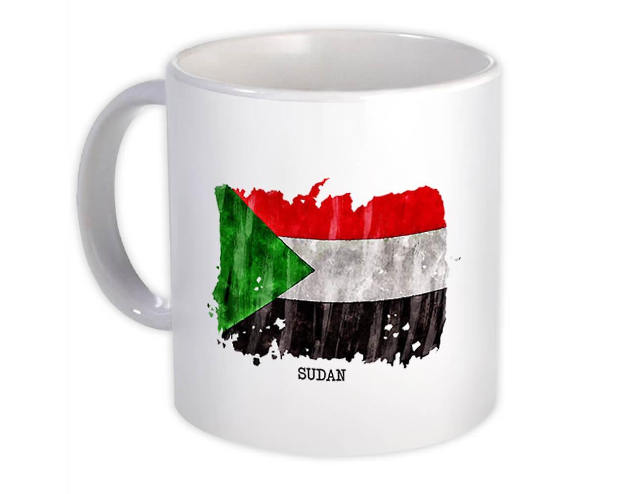 Gåva mugg: Sudan flagga Afrika