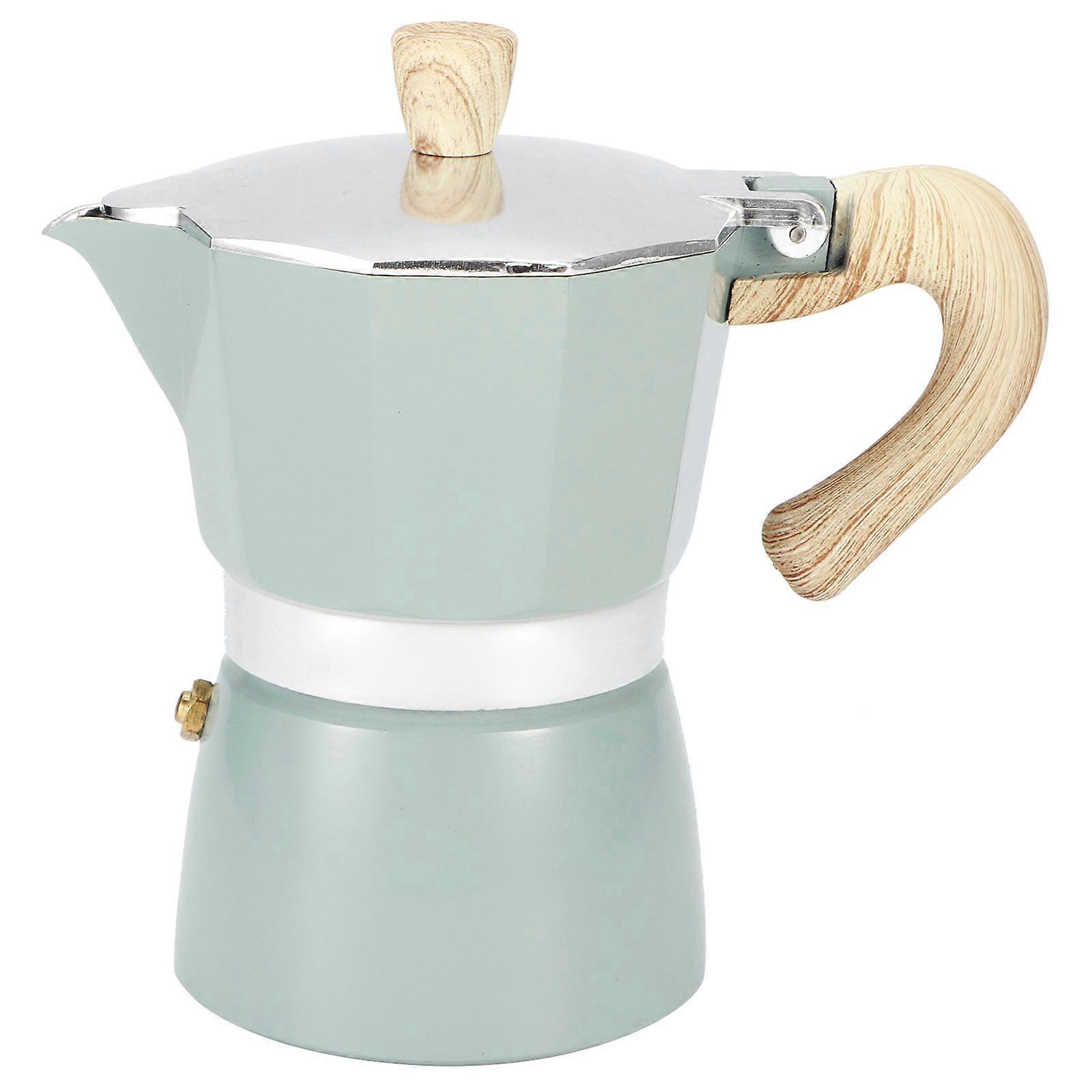 Cafetera de estufa, cafetera de aluminio, cafetera moka