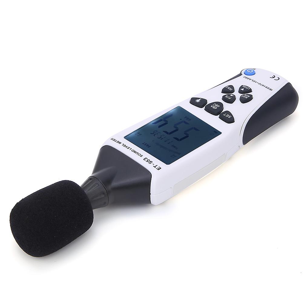 ET-953 Digital Sound Level Meter 30-130dB LCD Noise Tester