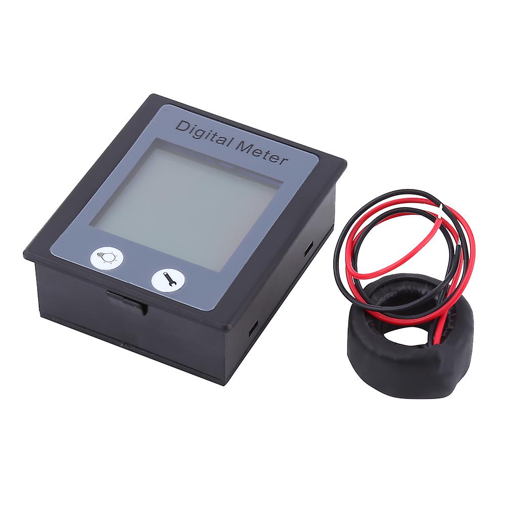 80-260V AC 100A Digital Monitoring Multimeter Ammeter Voltmeter Power Energy Tester With CT