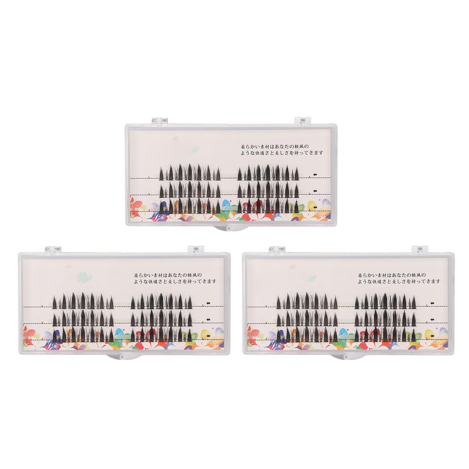 3 Boxes False Eyelashes Comic Segmented Multi Layer Simulation Soft Grafting False Eyelashes