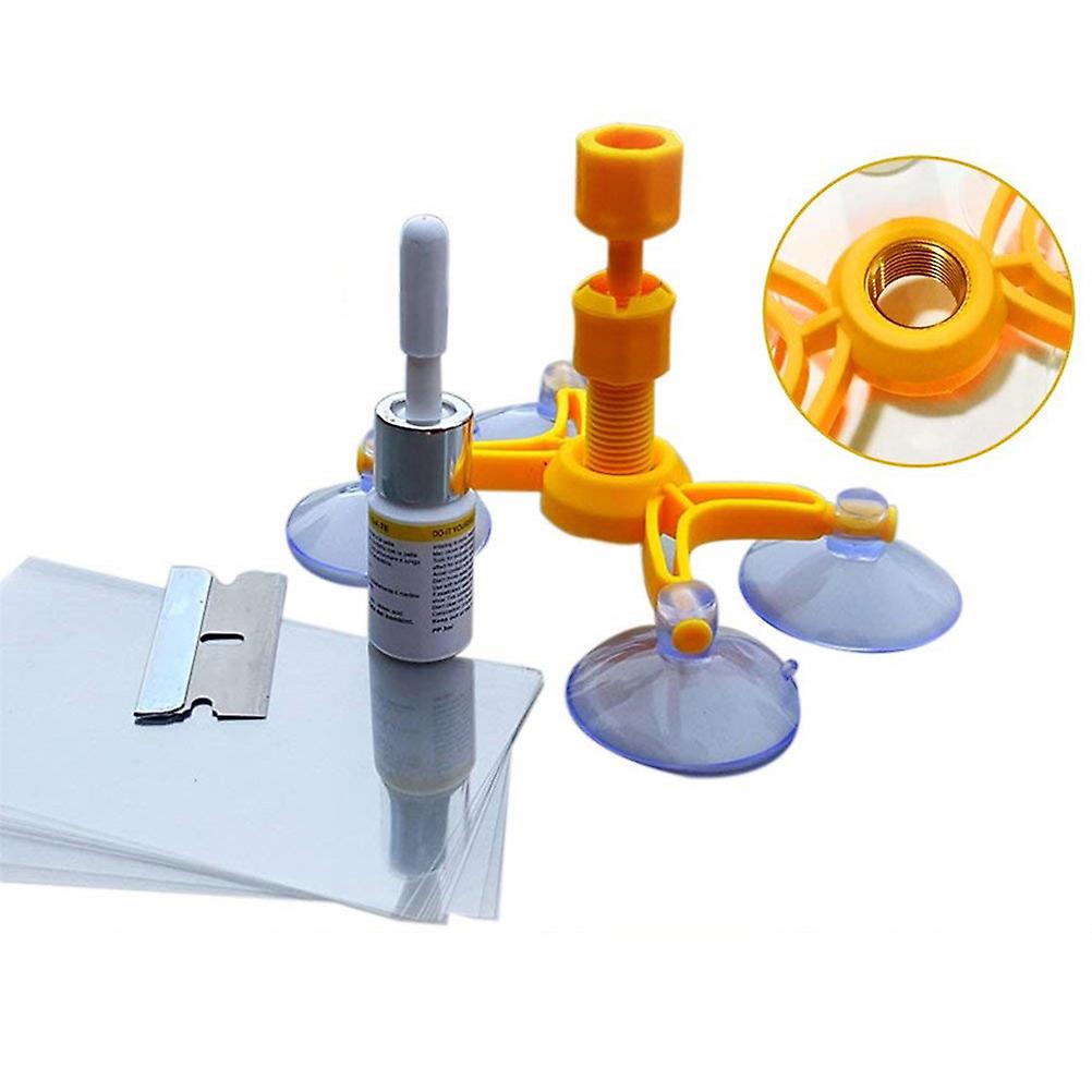 Car Windshield Repair Kit, DIY Car Glass Repair Tools for Fixing Scratches on Car Windows
