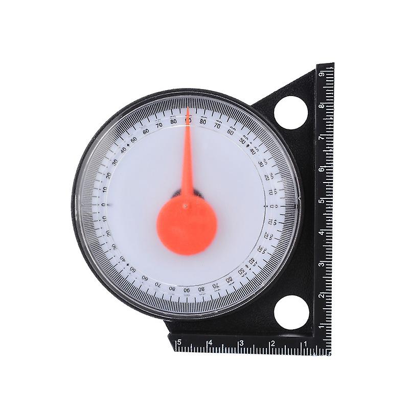Mini Inclinometer Measurement Tool Protractor Tilt Level Meter Angle Finder Clinometer Slope Angle Meter with Magnetic Base(1pc, black and white)