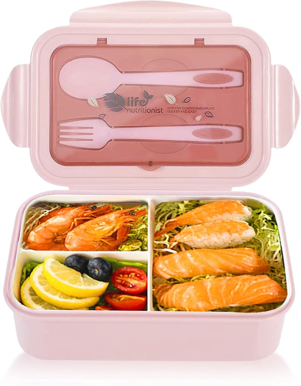 Bento Box-Food Grade PP5 Material Bento Box, High Temperature Resistant, Keep Warm, Easy to Carry, w