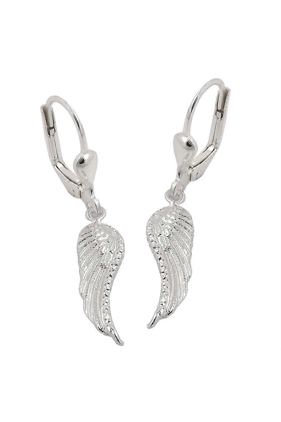 Leverback Earrings Wings Silver 925 - Gl93523