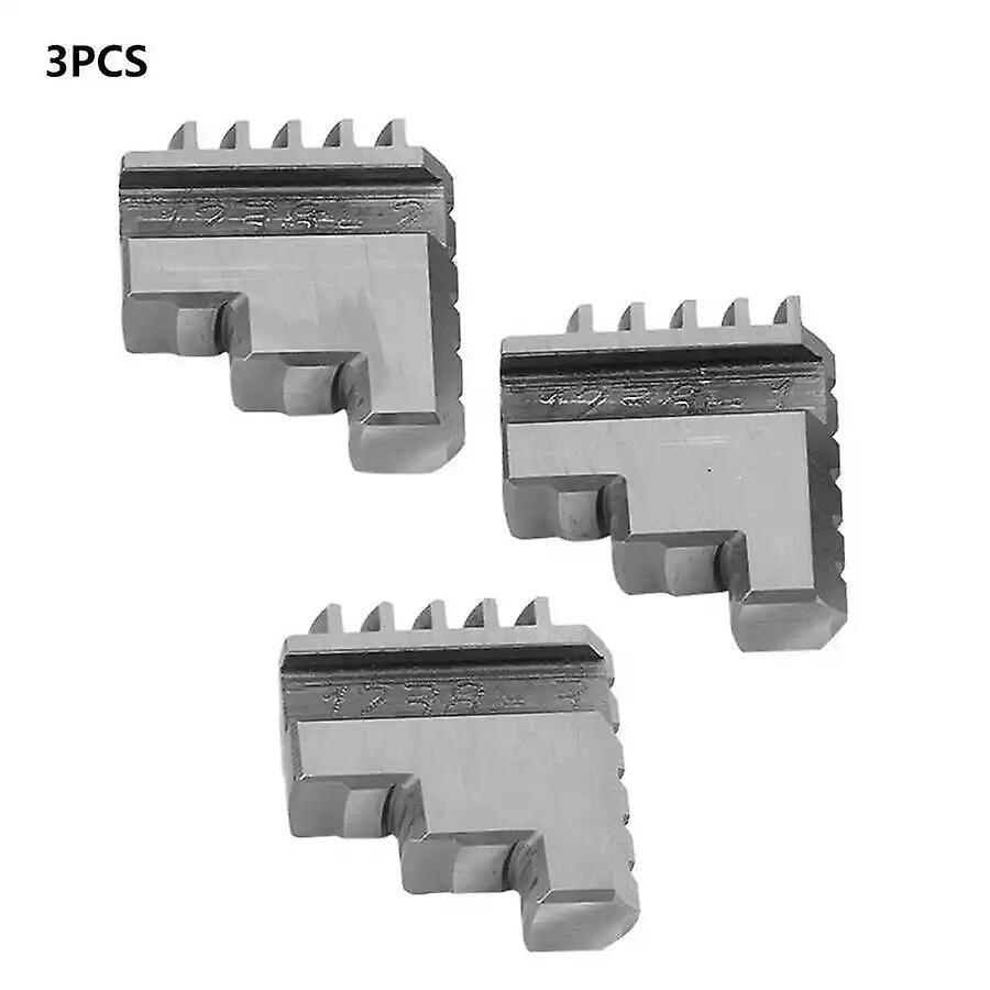 3pcs 3-jaw chuck clamp accessories K11-80 inside jaw chuck self-centering metal lathe jaw chuck metalworking tool~5993