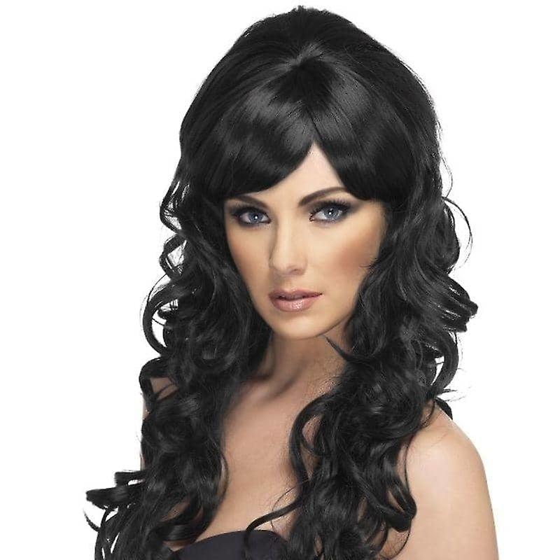 Pop Starlet Wig Adult Black 42226