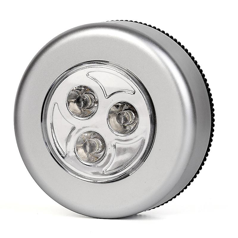 Pack of 4 Adhesive LED Spotlights Additional Lighting - White