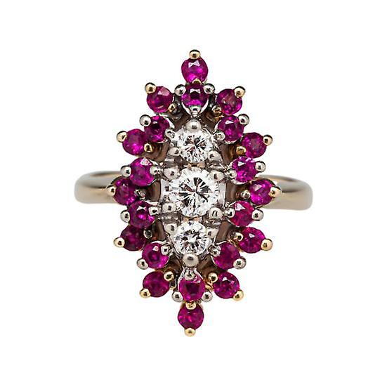 Schicker Ring glänzende Accessoire-Dekoration