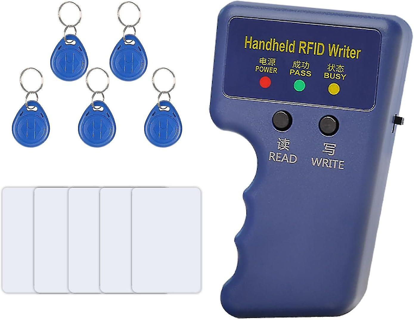 Handheld RFID Reader Writer, Upgrade Smart ID Card Duplicator Cloner