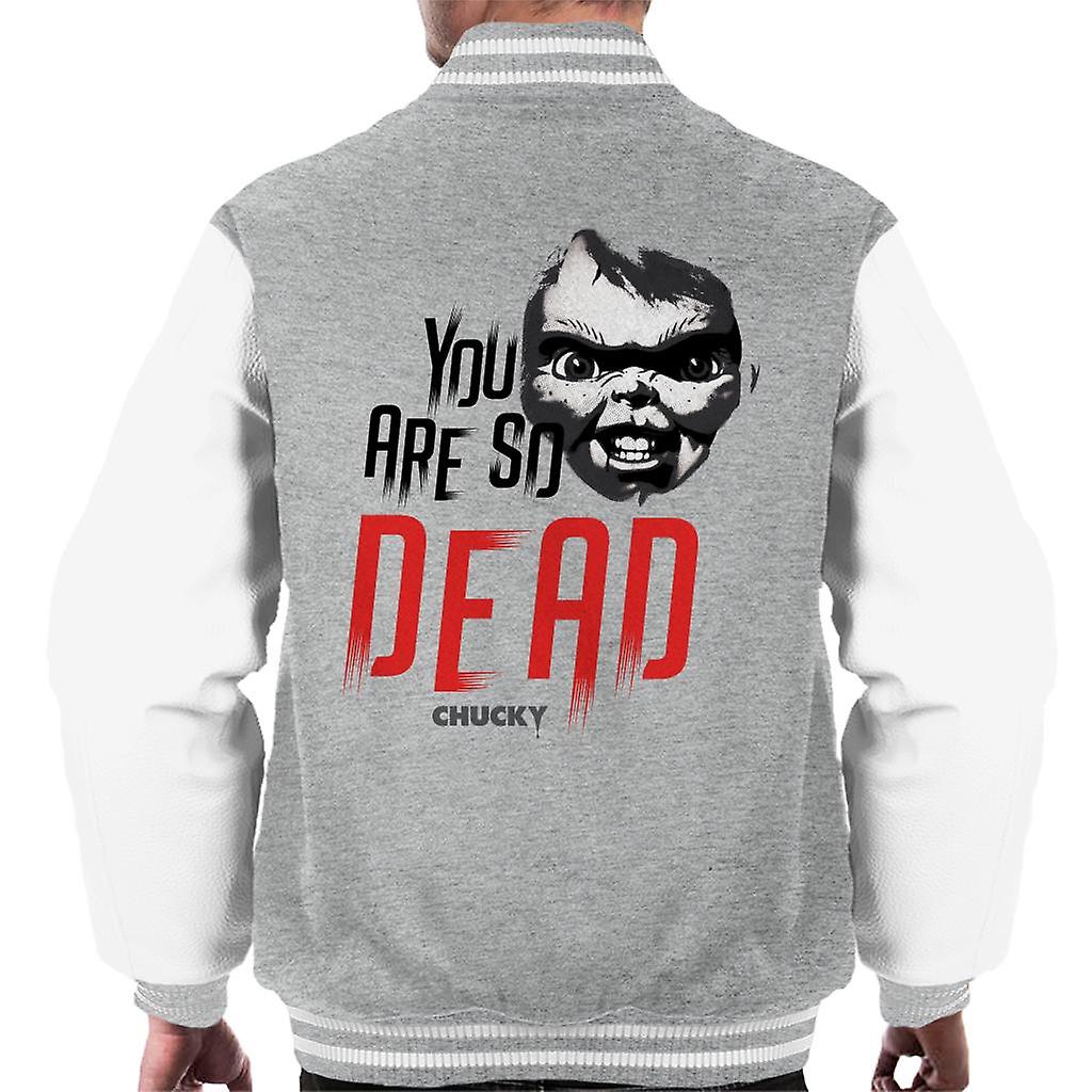 Chucky You Are So Dead Men's Varsity Jacket