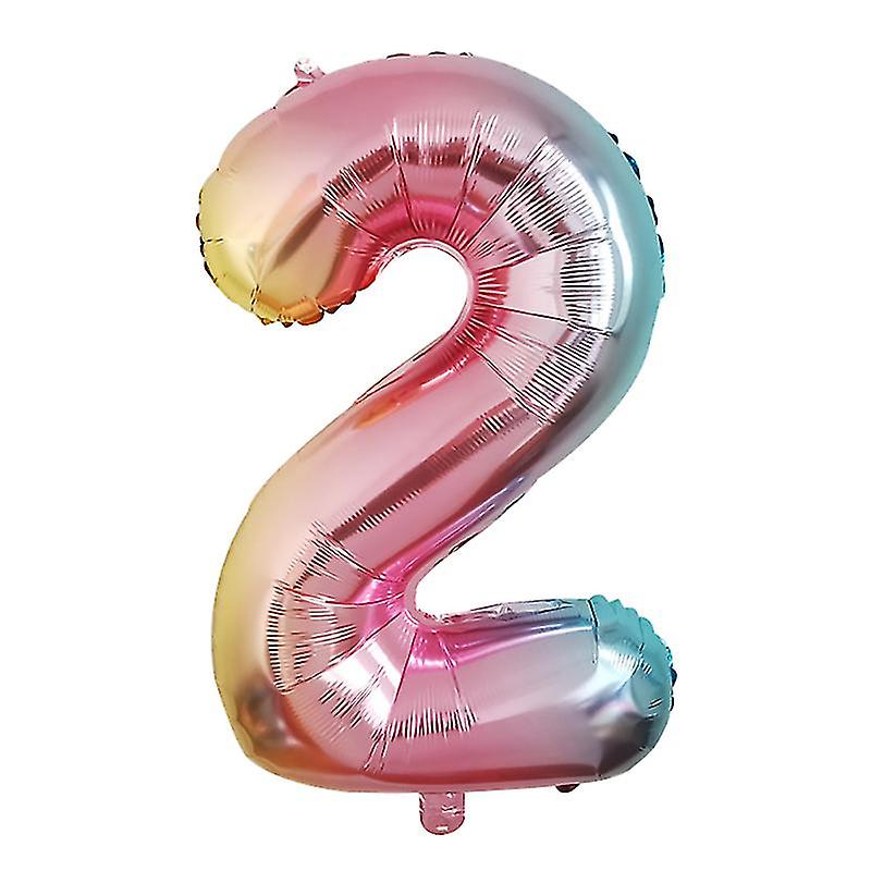 1pcs Digit Foil Balloons