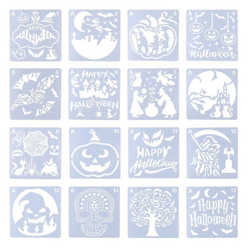 32sheets Halloween Stencils