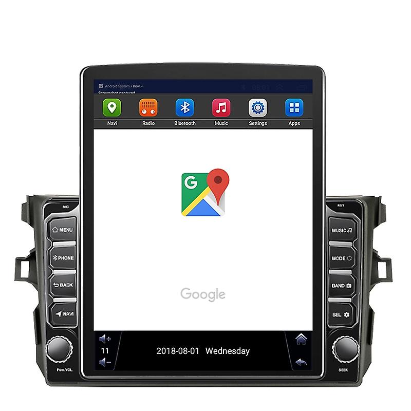 Android Carplay Car Radio for Toyota Corolla E140 E150 2006 - 2013 Player For Tesla Style 9.7 Inch