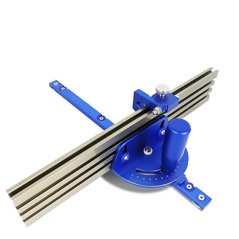 Woodworking Miter Gauge With Profile Fence And Stop Sawing Assembly Ruler For Table Saw Router Table Miter Saw