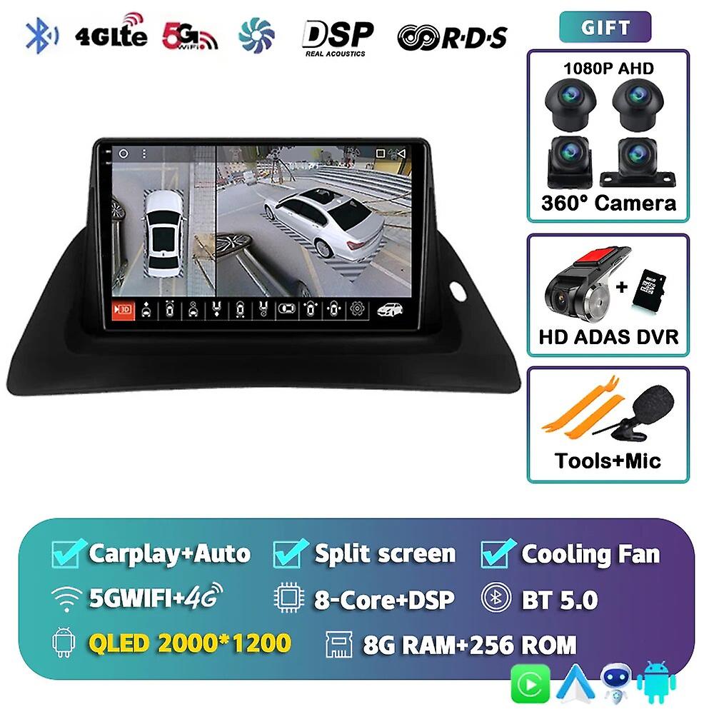 Android 13 Carplay Auto For Renault Kangoo 2009 2012 2015 2016 2017 2018 Car Radio Multimedia Stereo Video Player Navigation Dsp