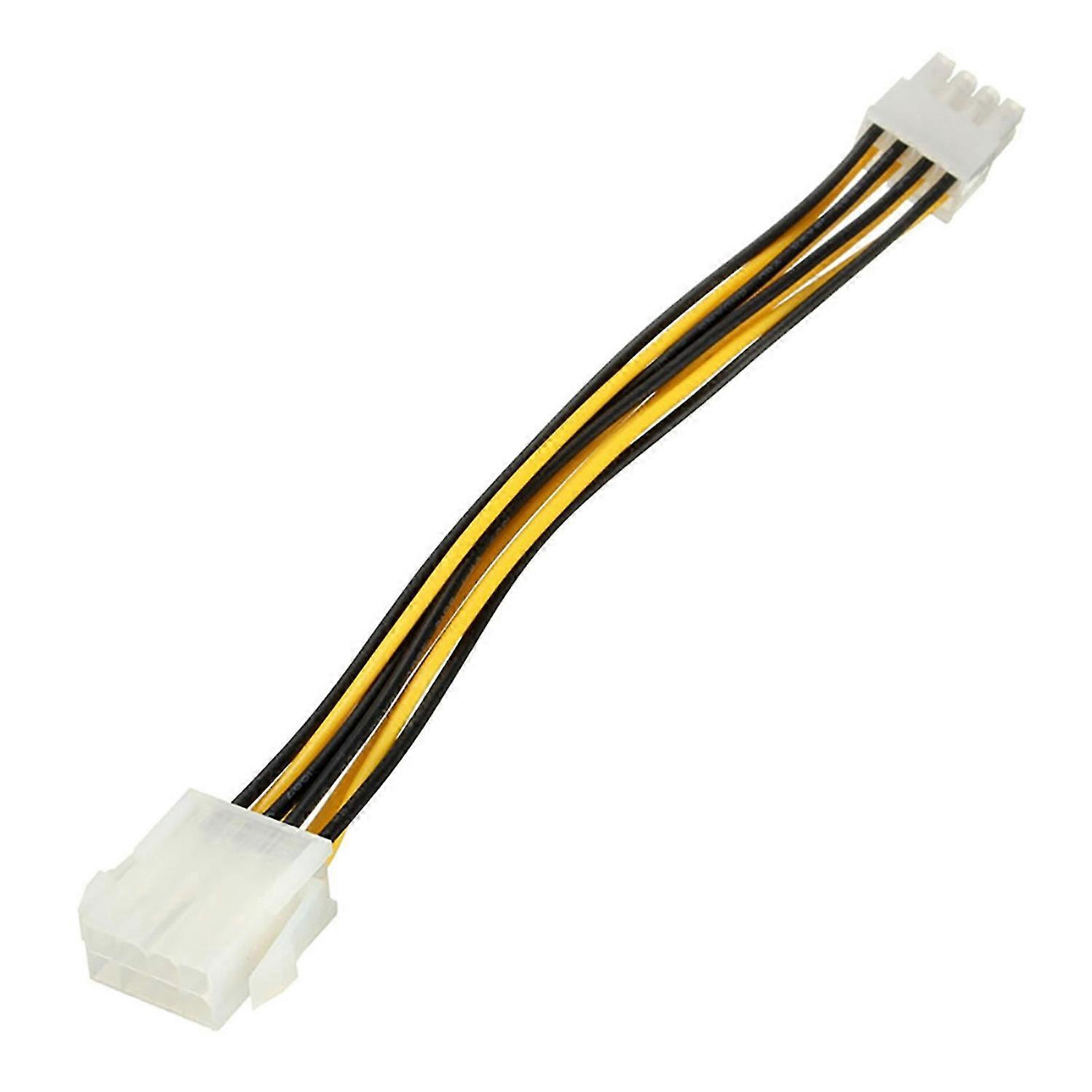 Power Extension Cable Universal Durable 8 Pins 20cm CPU Extension Wire for Computer