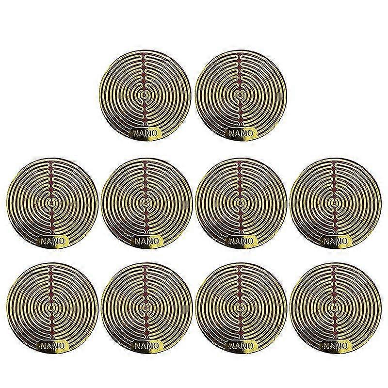 10pcs Anti Radiation Protector Shield Emf Protection Cell Phone Sticker Emr-e